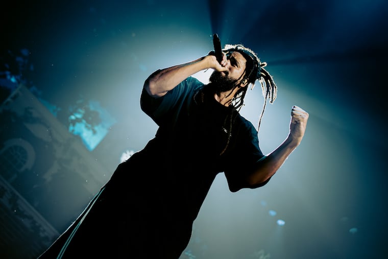 The Grammy-winning rapper J. Cole brought Fayetteville to Philly on his "The Fall-Off World Tour" stop at Xfinity Mobile Arena on July 20, 2026.