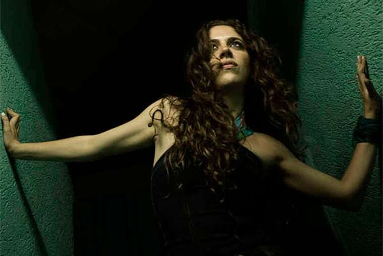 Luisa Maita percolates at the Fleisher Art Memorial, 719 Catharine St., on Tuesday.