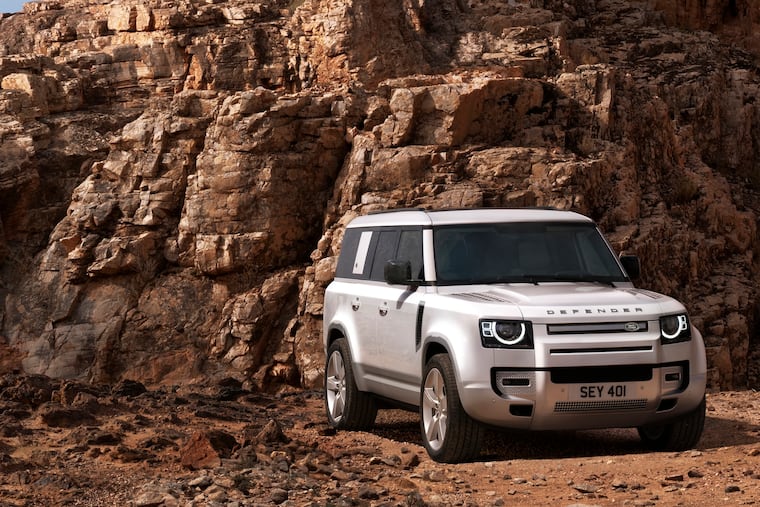 The 2026 Land Rover Defender continues the look of the original off-road beast.