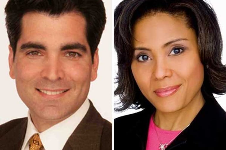 Tom Burlington and Joyce Evans co-anchored the weekend news broadcast on Fox29.