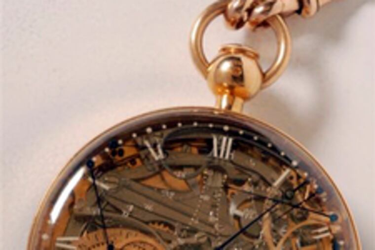 A watch made for Marie Antoinette and an 1819 clock were among the items recovered.