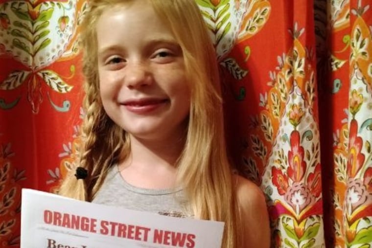 In this September 2015 photo provided by Matthew Lysiak, Hilde Kate Lysiak poses for a photo at her home in Selinsgrove, Pa. (Isabel Rose Lysiak via AP)