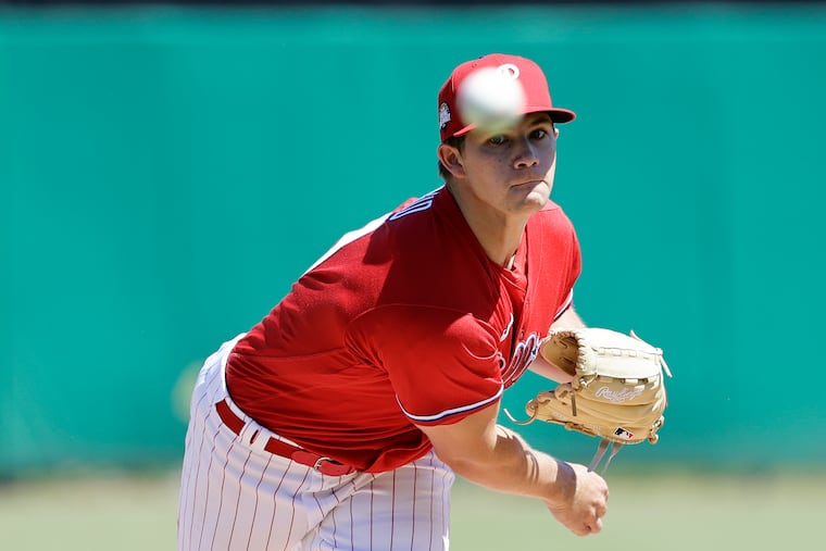 Phillies prospect Gage Wood had a 1.23 ERA in his first two starts at low-A Clearwater.