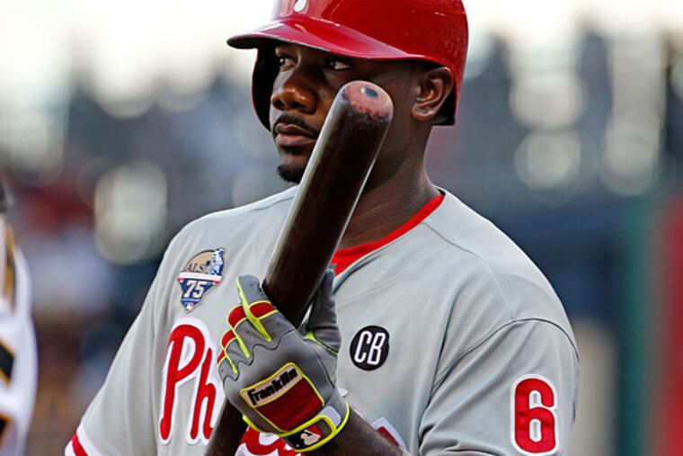 Phillies first baseman Ryan Howard. (Gene J. Puskar/AP)