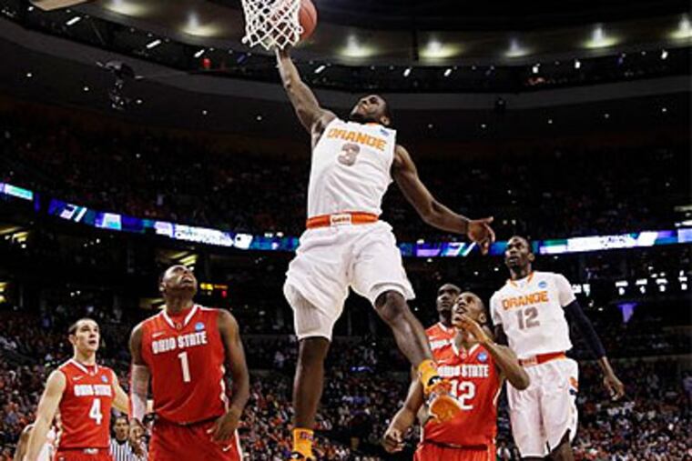 Dion Waiters led Syracuse to the Big East regular season title and the Elite Eight this year. (Elise Amendola/AP)