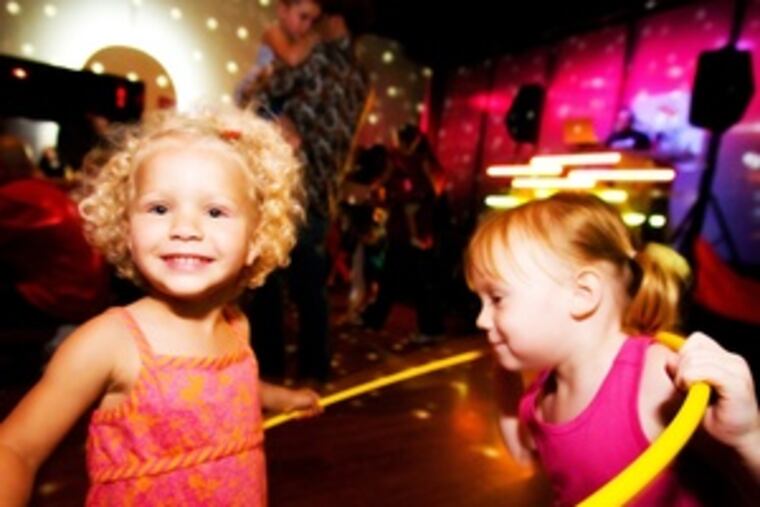 It's Shampoo nightclub - but held Sunday afternoon - a swinging disco for toddlers and preschoolers.
