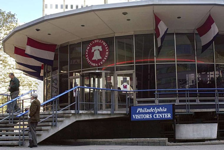 The Fairmount Park Welcome Center, the round, saucer-shaped structure at the southwest corner of LOVE Park, has an uncertain fate as the city plans a potential $15 million project to redesign the park. Built in 1960, the building was once called the Philadelphia Visitors Center.