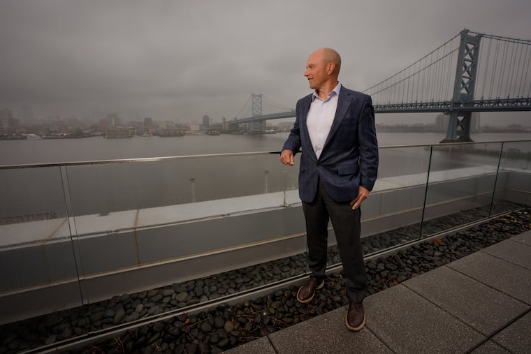 John Griffith, president and chief executive officer of American Water Works, at the company's headquarters in Camden.