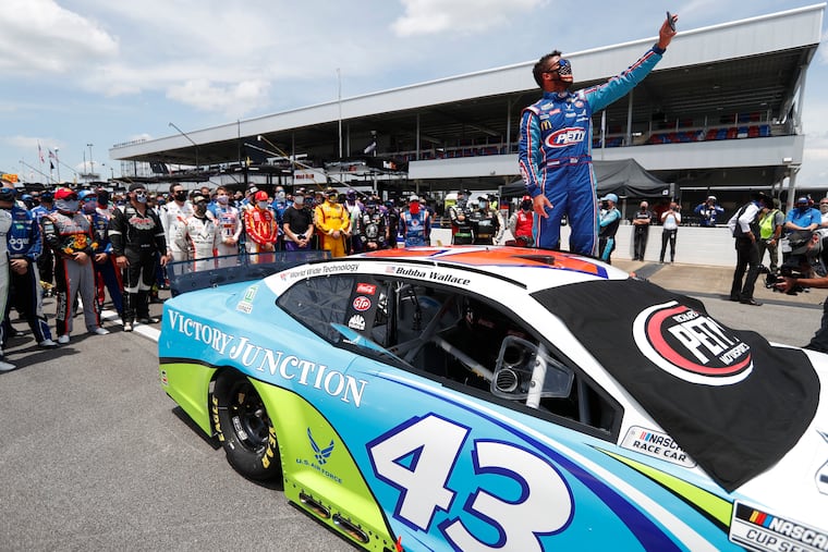 NASCAR stood behind its only Black full-time driver after learning of a noose found in a garage stall at Talladega Speedway.