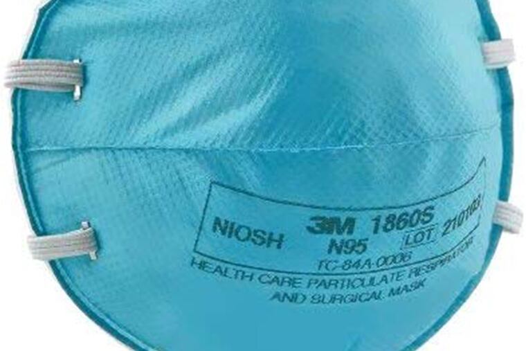 An N95 Medical Respirator Mask.