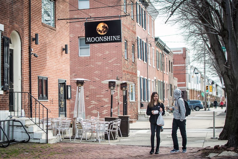 Moonshine, in South Philly, went through all the proper channels to get its sidewalk cafe.