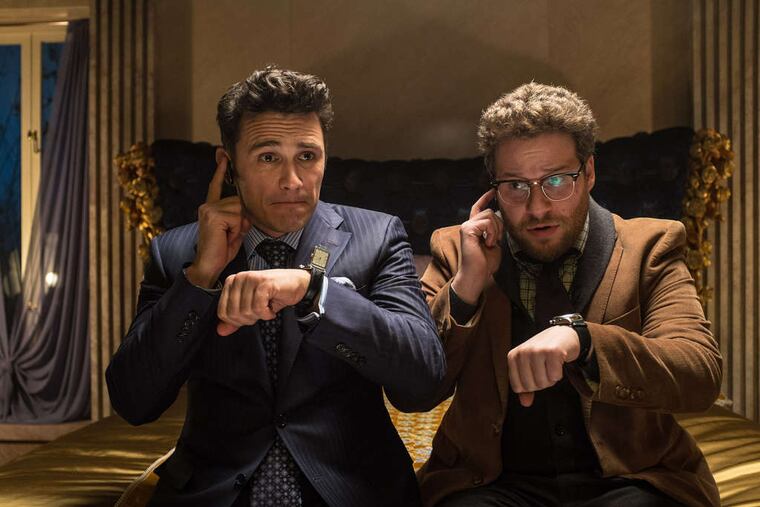 ASSOCIATED PRESS James Franco (left) & Seth Rogen star in the hit(?) "The Interview."