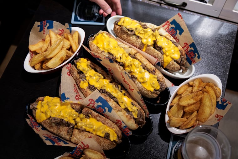 Philly cheesesteaks at Nihonbashi Philly on Sunday, Nov. 9, 2025 in Tokyo, Japan.