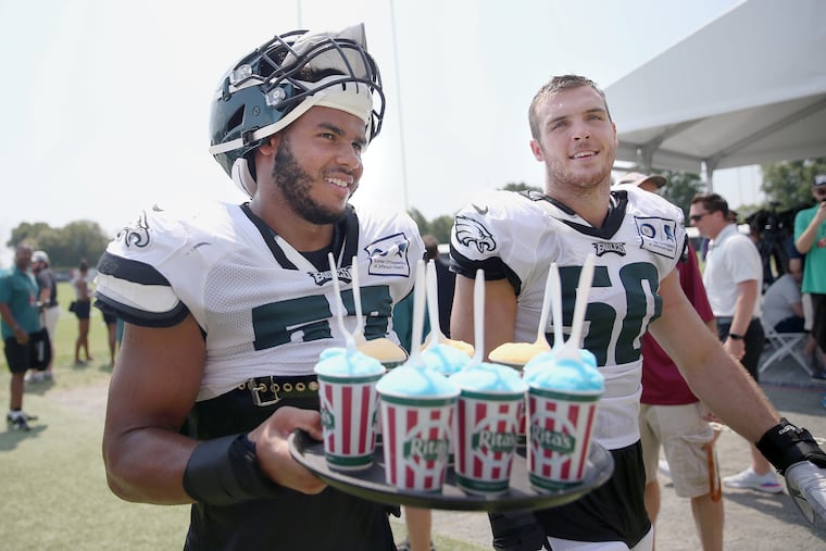 Training camp 2020 won't look much like last year's version, when then-rookie linebacker T.J. Edwards fetched water ice for the veterans.