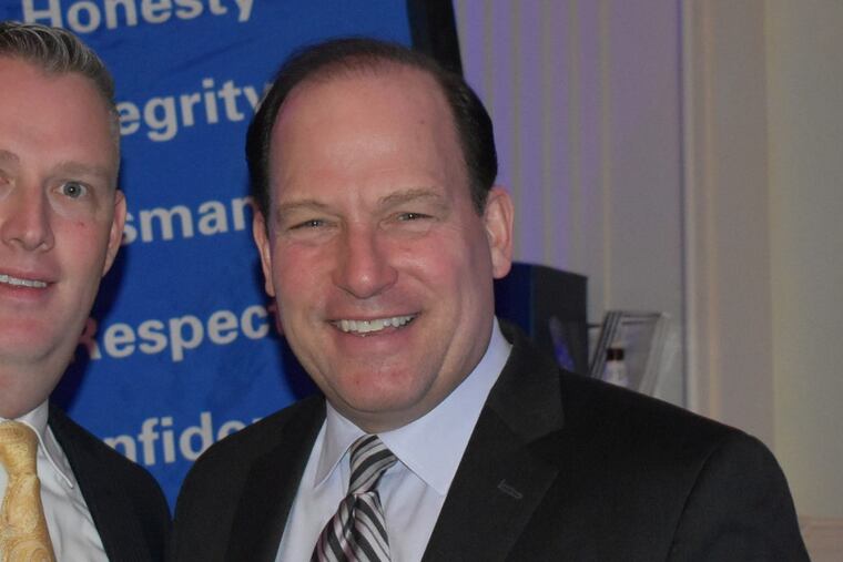 Neil Hartman at the First Tee Greater Philadelphia Leaders & Achievers gala honoring Jay Sigel held on Thursday, February 9th at the Cescaphe Ballroom in Philadelphia ,PA.