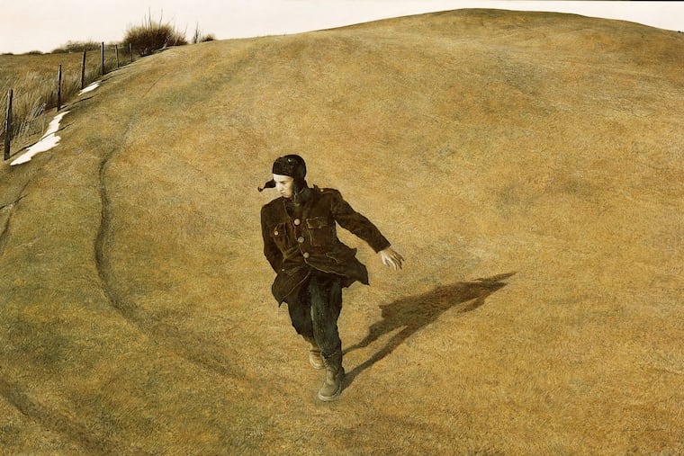 Andrew Wyeth’s ‘Winter 1946’ tempera on panel, North Carolina Museum of Art, Raleigh.