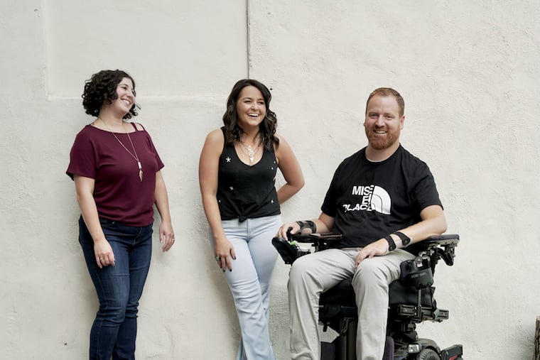 The hosts of the "Delicious City" podcast (from left): Writer Sarah Maiellano, radio producer Marisa Magnatta, and chef Eli Kulp.