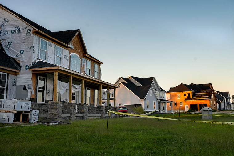 Homes were still being repaired along Salvatore Drive in Mullica Hill on Aug, 29. 2022, a year after an EF-3 tornado that followed Hurricane Ida cut a path of destruction through Gloucester County.