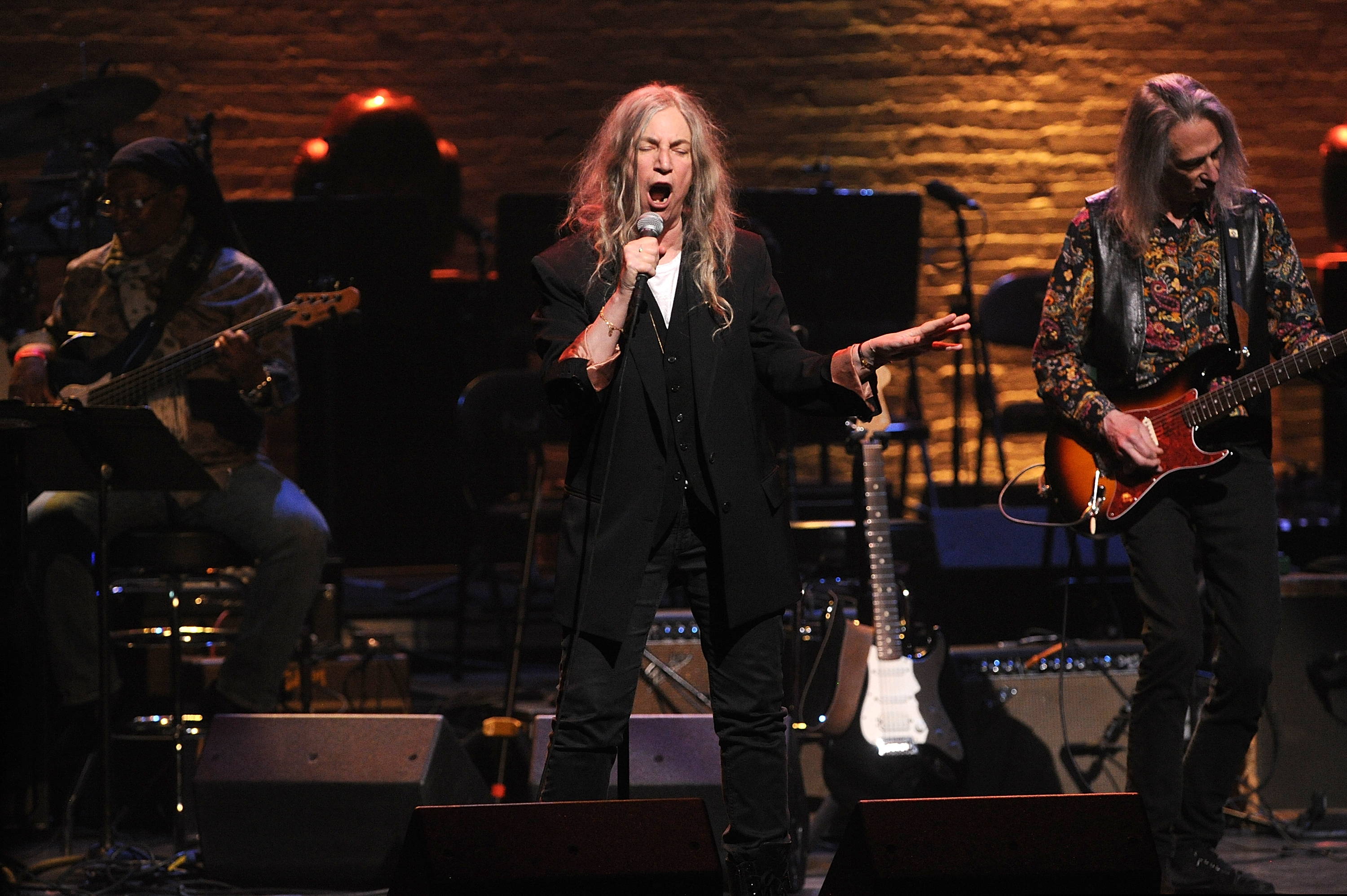 Patti Smith in New York this year. She headlined the Met Philadelphia on Monday night.