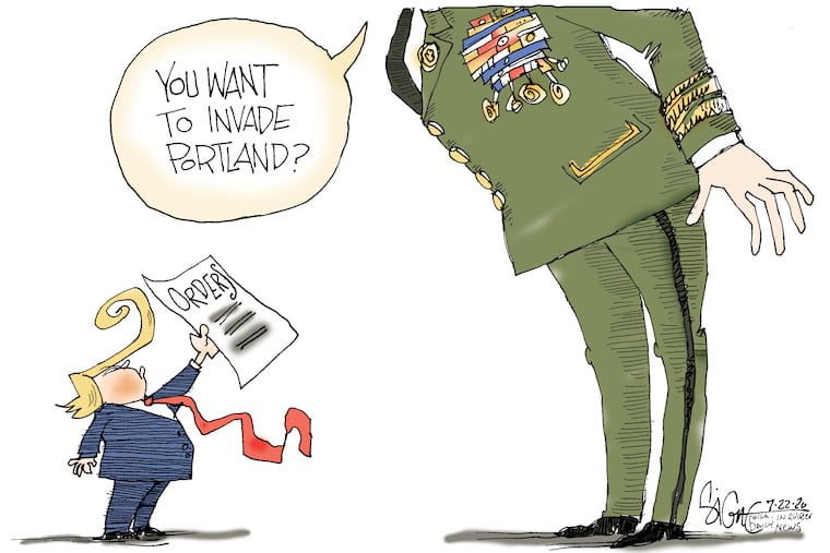 Invading the U.S. cities.