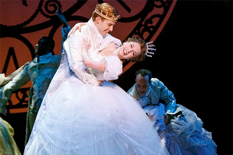 Paige Faure and Andy Jones star in a new production of the Rodgers and Hammerstein musical "Cinderella" at the Academy of Music beginning Tuesday. (Carol Rosegg)