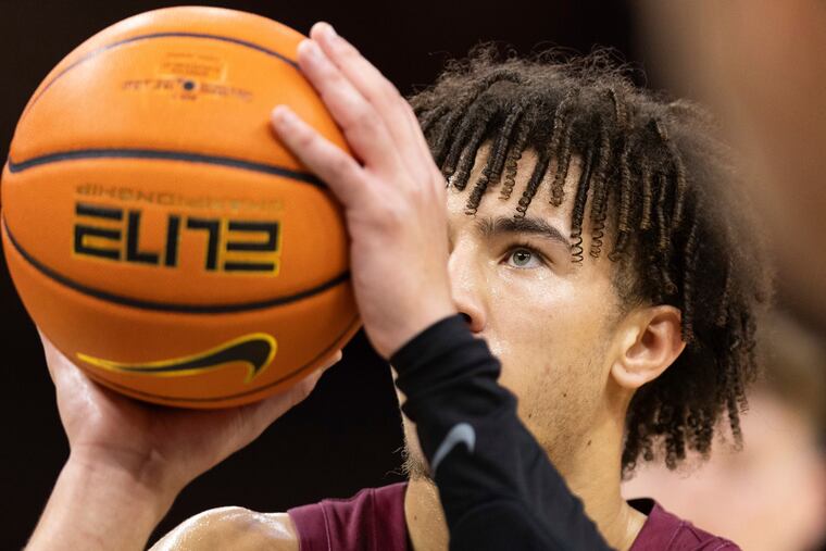 Florida State's Jalen Warley shooting a free throw against Virginia on Dec. 3, 2022.