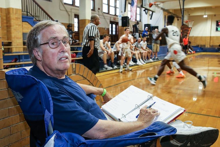 Watching the "Battle for Independence" tournament in the summer of 2017, Norm Eavenson, a retired school teacher from West Chester, has been a top national talent evaluator for three decades.