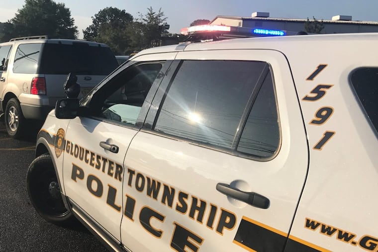 Gloucester Township police vehicle.