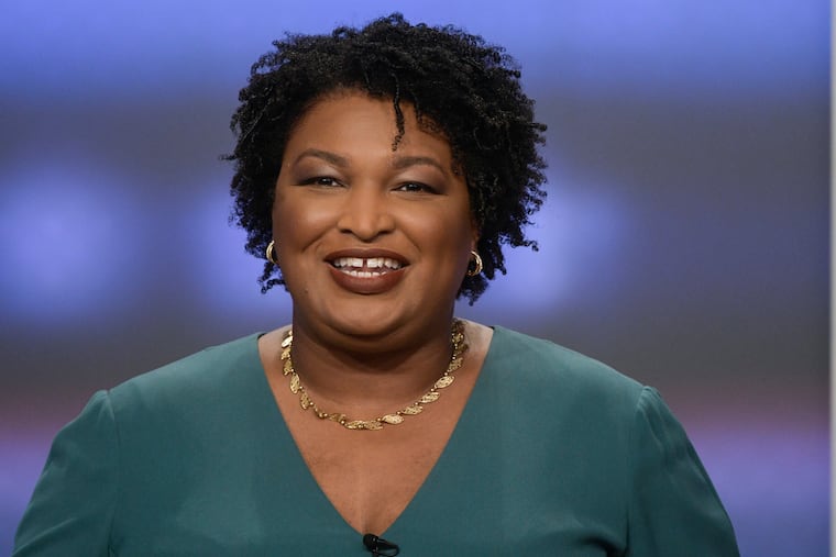In this May 20, 2018, file photo, then-Georgia Democratic gubernatorial candidate Stacey Abrams participates in a debate in Atlanta. Abrams is an unusual and historic choice to deliver the opposition response to President Donald Trump’s State of the Union, but Democratic leaders are signaling their emphasis on black women and on changing states like Georgia. Abrams will be the first black woman to deliver an opposition response. (AP Photo/John Amis, File)
