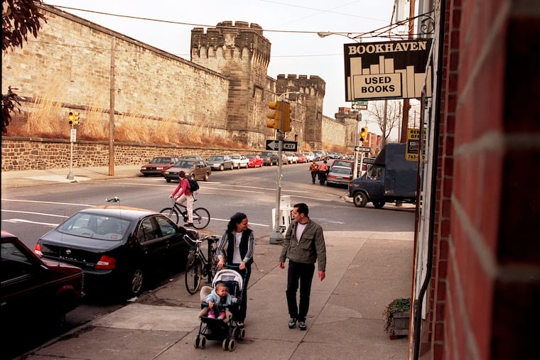 FILE - 02/24/00 - Specializing in history and literary fiction, the Bookhaven Bookstore at 22nd & Fairmount, offering more than 100,000 used books. This is view of the bookstore's neighborhood, across the street from Eastern State Penitentiary.