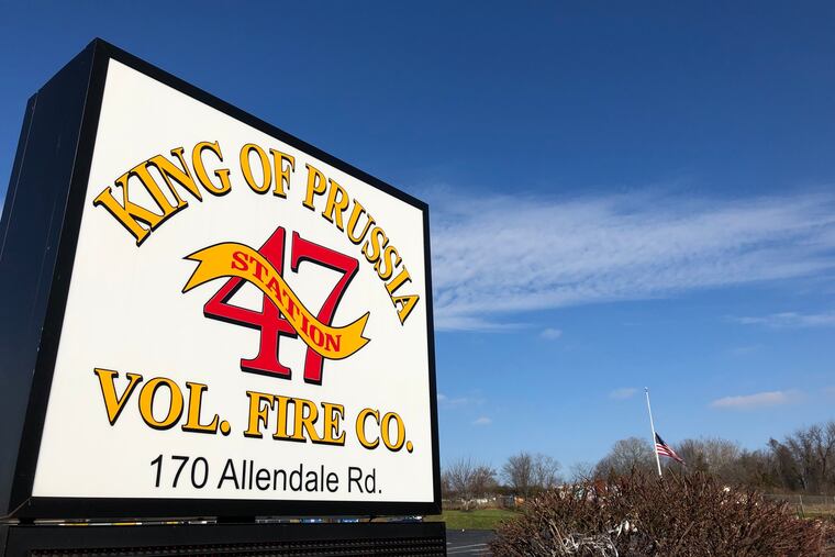 Upper Merion Township has hired six career firefighters to supplement the all-volunteer fire companies of King of Prussia, Swedeland, and Swedesburg. The paid firefighters will operate out of the King of Prussia fire station.