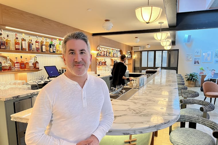 Chef and partner Michael Solomonov at the lobby bar at K'Far Brooklyn, at the Hoxton Hotel Williamsburg, 97 Wythe Ave., Brooklyn.