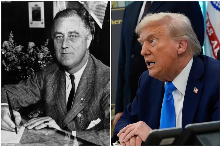 James Roosevelt Jr. and Henry Scott Wallace write that while President Franklin Delano Roosevelt promoted a government that worked for ordinary people, President Donald Trump has demolished it.