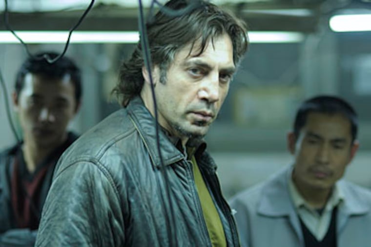 Javier Bardem as Uxbal - criminal, loving father, psychic, and terminal
cancer sufferer. He is desperate to set things right before he dies.