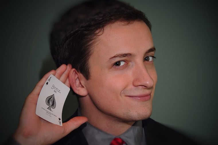Daniel Roy, Penn graduate, is a professional magician.