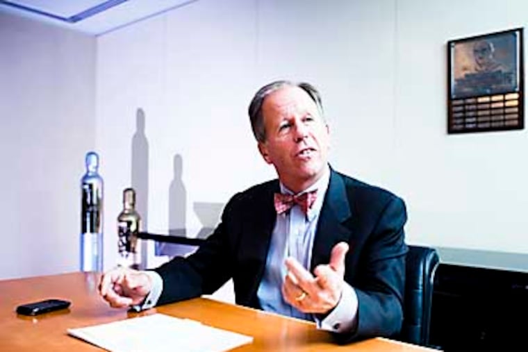 Peter McCausland, Chairman and CEO of Airgas photographed at the comany's offices in Radnor. (Ed Hille / Staff Photographer)