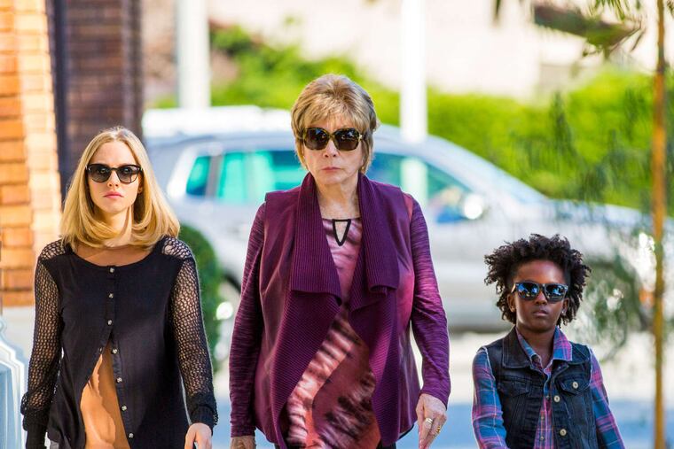 "The Last Word": Shirley MacLaine (center), stars as Harriet Lauler, with Amanda Seyfried (left) as Anne Sherman and Ann'Jewel Lee as Brenda.
