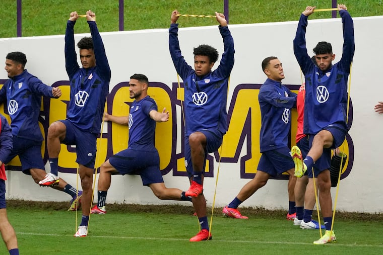 Weston McKennie, center, is part of a new generation of U.S. men's soccer stars who have the team aiming high in World Cup qualifying.