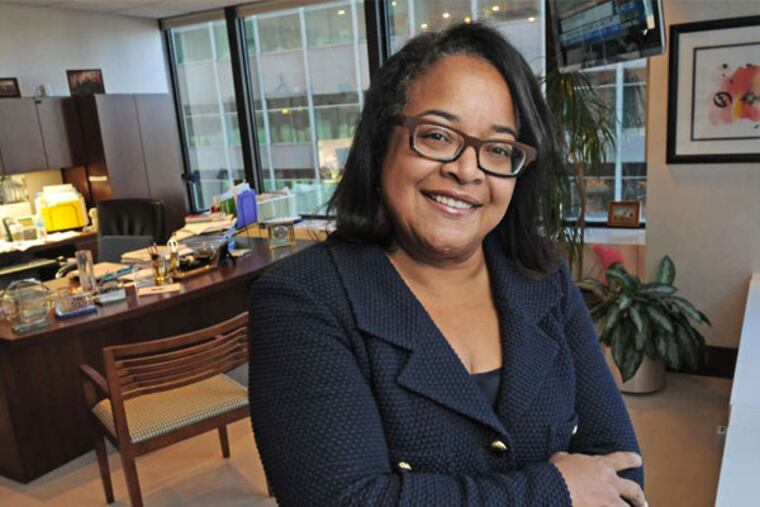 Teresa Bryce Bazemore, president of the mortgage insurer Radian Guaranty since 2008. (April Saul / Staff Photographer)