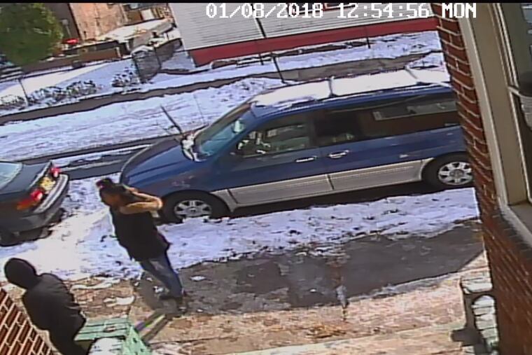 Investigators are seeking the two women seen in this photo as possible witnesses to the fatal shooting of a 17-year-old boy in Camden on Monday.