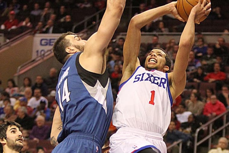 76ers rookie point guard Michael Carter-Williams. (Charles Fox/Staff Photographer)