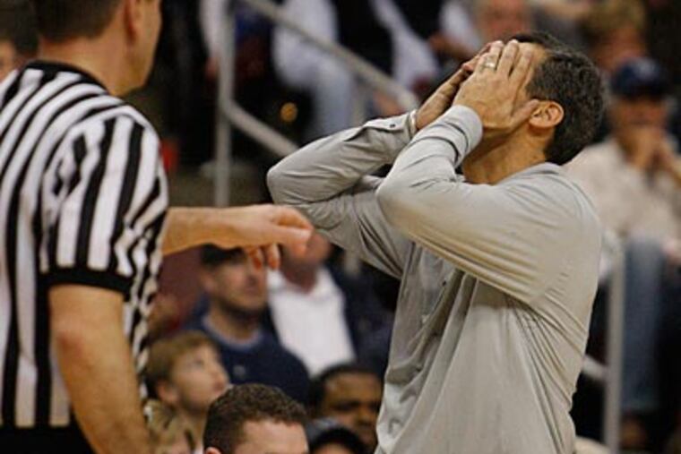 "We've fallen into some bad habits," Jay Wright said. "In this league... you pay for that." (Ron Cortes/Staff Photographer)