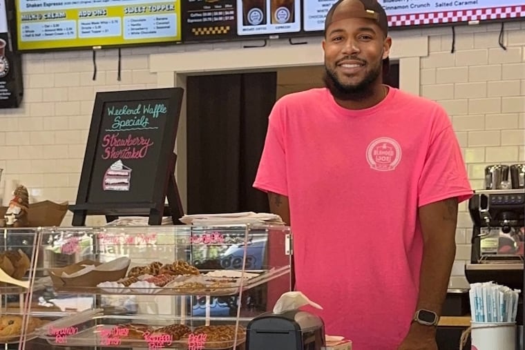 Eric Powell, a Camden native and father of four, is a part-owner of Blended Joe Coffee Bar in Washington Township, Gloucester County.