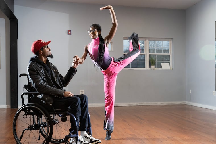 Siddeeq Shabazz was shot and paralyzed last year. His 12-year-old daughter, Suri, his only child, is a student teacher/dancer at the B’Ella Ballerina Dance academy. Until this year, they’d usually attend the studio’s father-daughter dance.