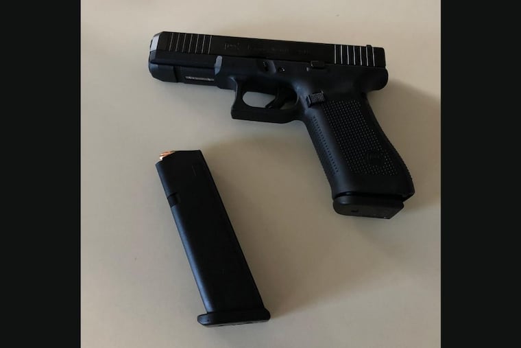 Inquirer columnist Solomon Jones is one of the many Black people who purchased a gun in 2020. Sales of guns to Black people rose by 58% in the first half of the year. Pictured here is his gun.