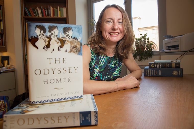 Emily Wilson, professor of classics at Penn, is the first woman to publish a translation of the Odyssey into English. Nov. 9, 2017