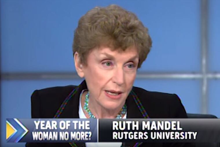 Ruth B. Mandel is stepping down after 24 years as director of the Eagleton Institute of Politics at Rutgers University.