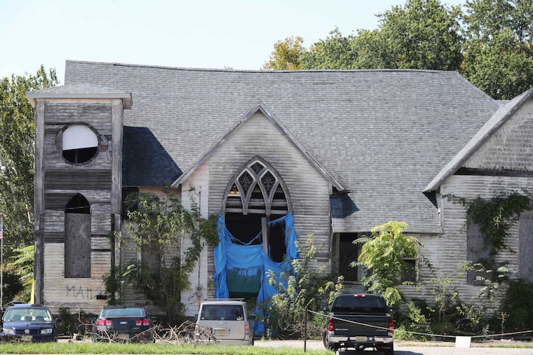 A former church across the street from the police station in Penns Grove.