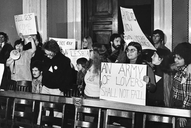 The City Council hearing for Bill 1275 in Philadelphia on Dec. 4, 1975.