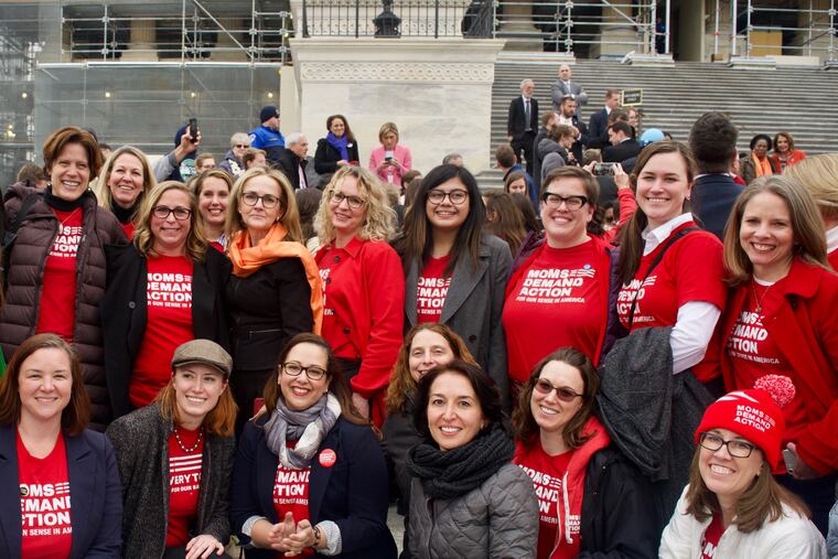 U.S. Rep. Madeleine Dean of Pennsylvania's Fourth District with gun safety activists after the passage of H.R. 8 on Feb. 27, 2019.